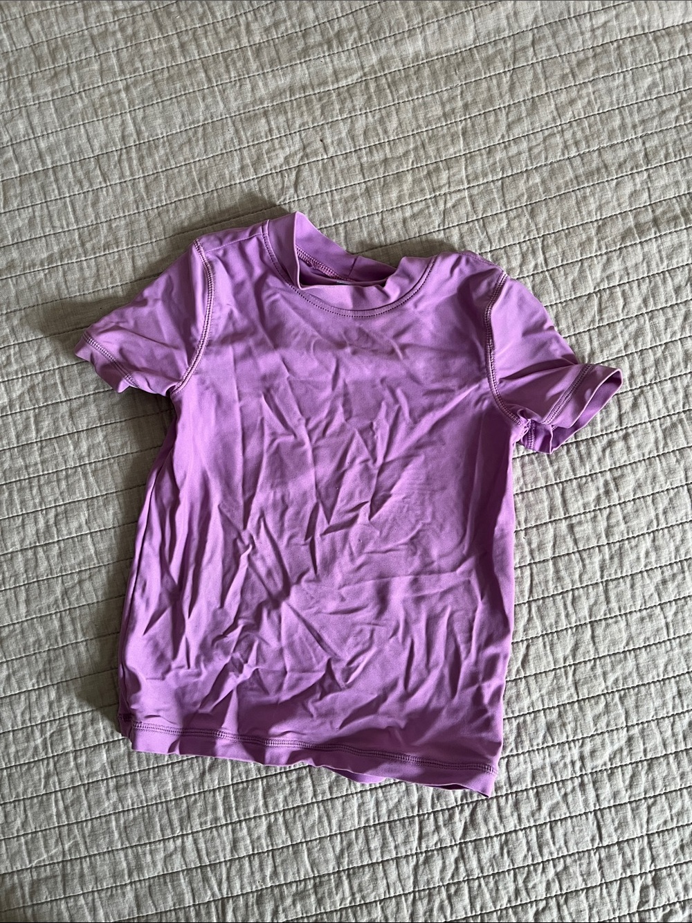 Purple rash guard swim t shirt 2T